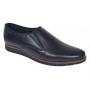 pantofi barbati bleumarin din piele naturala tip slip-on cu talpa confort 330EBLUE